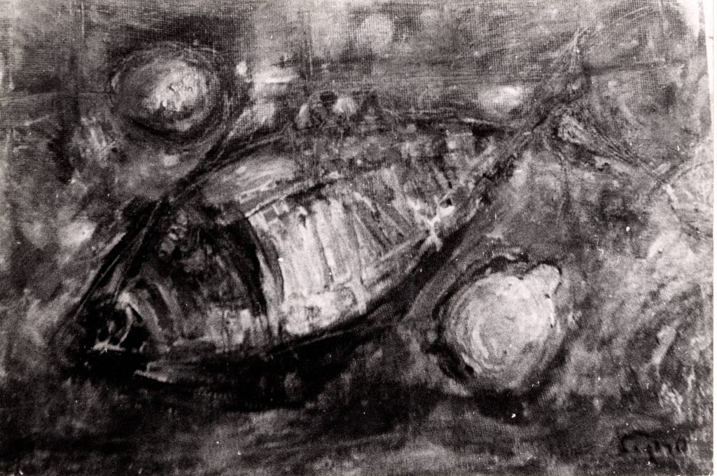 Poisson étude pour la Cène d'Assy