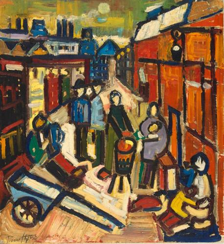 Brasero, 1948, huile sur toile, 65 x 50 cm